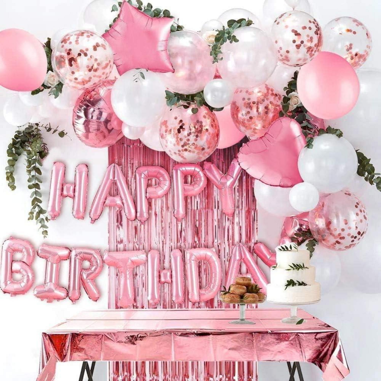 iZoeL Geburtstagsdeko Jungen Mann Happy Birthday Partyset Blau Glitzer