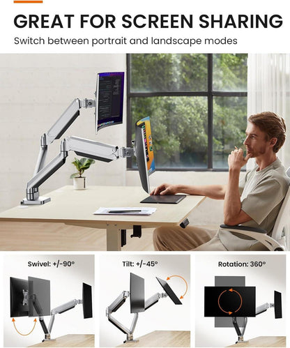 Monitor Halterung für 13-32 Zoll Bildschirme Gasdruckfeder Arm VESA