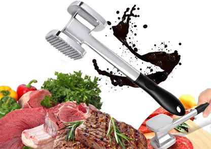 Fleischklopfer Doppelseitig Alulegierung Rutschfester Griff