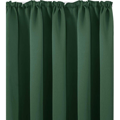 Verdunklungsvorhänge Thermo 2er Set, Waldgrün, 200x140 cm