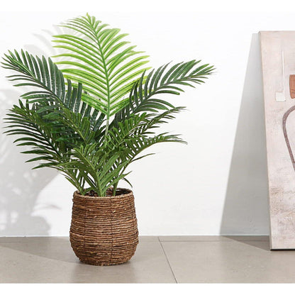 Kunstpalme Areca 90cm grün Künstliche Pflanze im Topf Fake