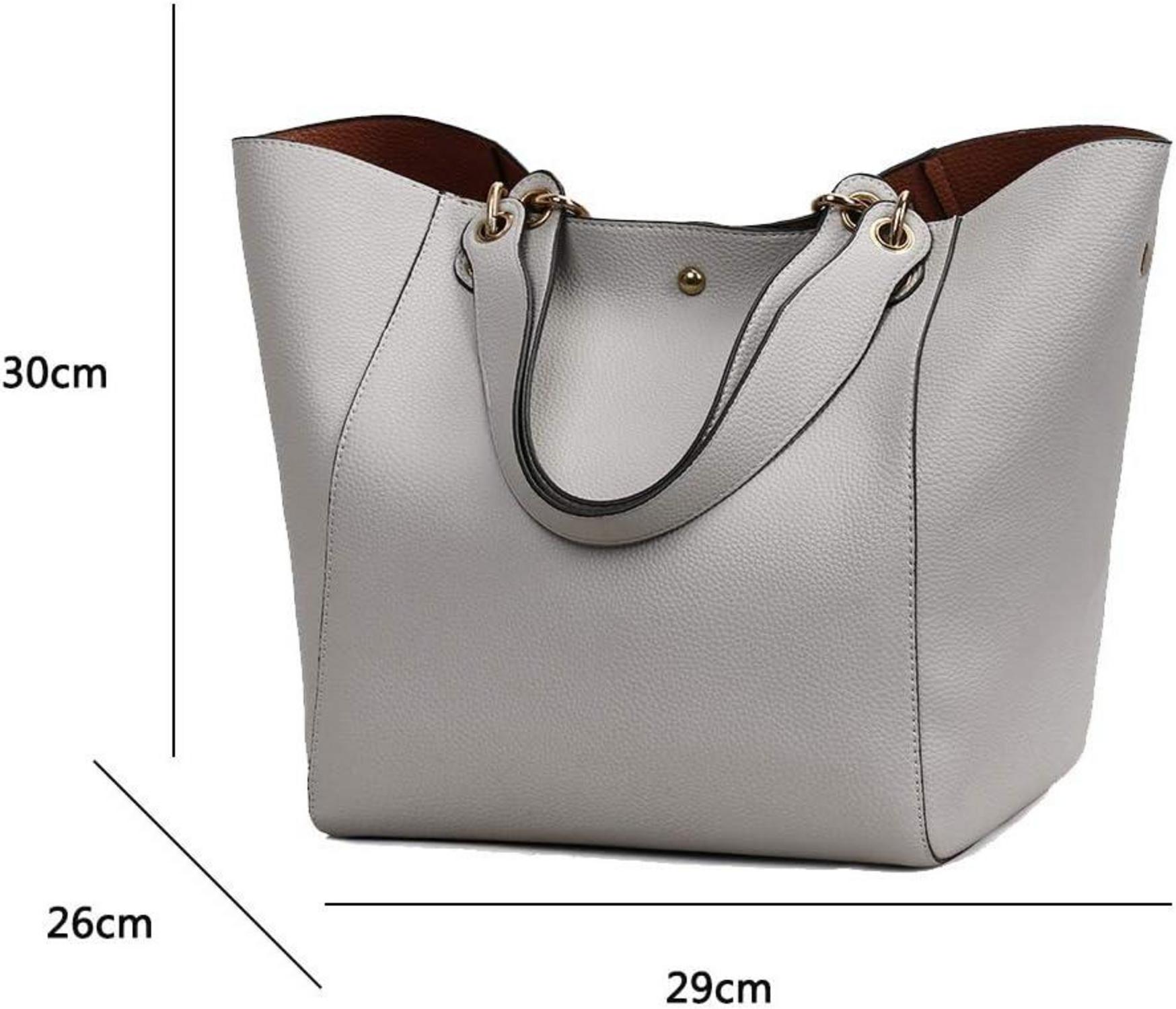 Damen PU-Leder Vintage Shopper HandtascheEimer Hobo-Tasche