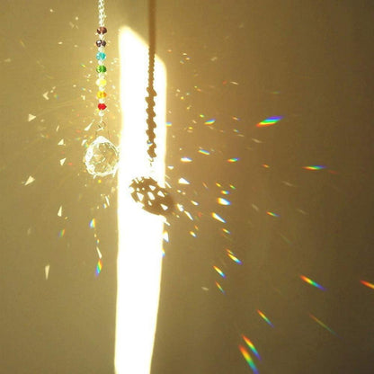 Aipaide Kristallglaskugel Regenbogenkristall Anhänger 20