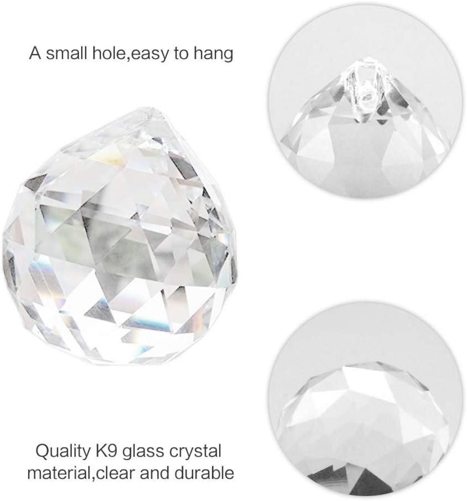 Kristallglaskugel Regenbogenkristall Anhänger 20 Stück für Fenster Deko