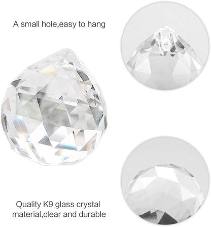 Kristallglaskugel Regenbogenkristall Anhänger 20 Stück für Fenster Deko