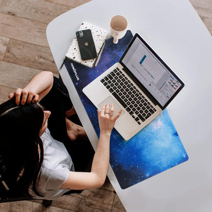 Gaming Mauspad XXL 800x400mm Blau rutschfest wasserfest