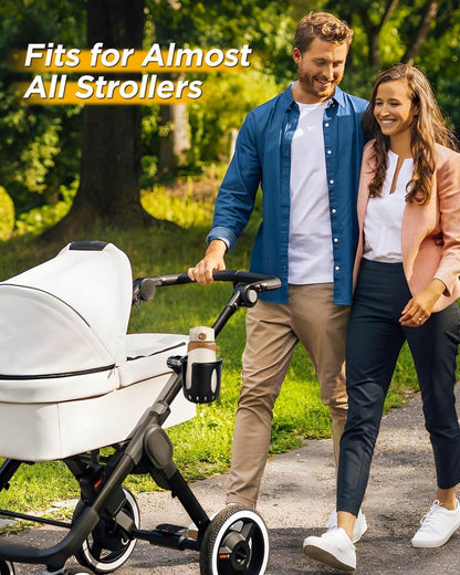 Kinderwagen Fahrrad Getränkehalter Flaschenhalter Schwarz Universal
