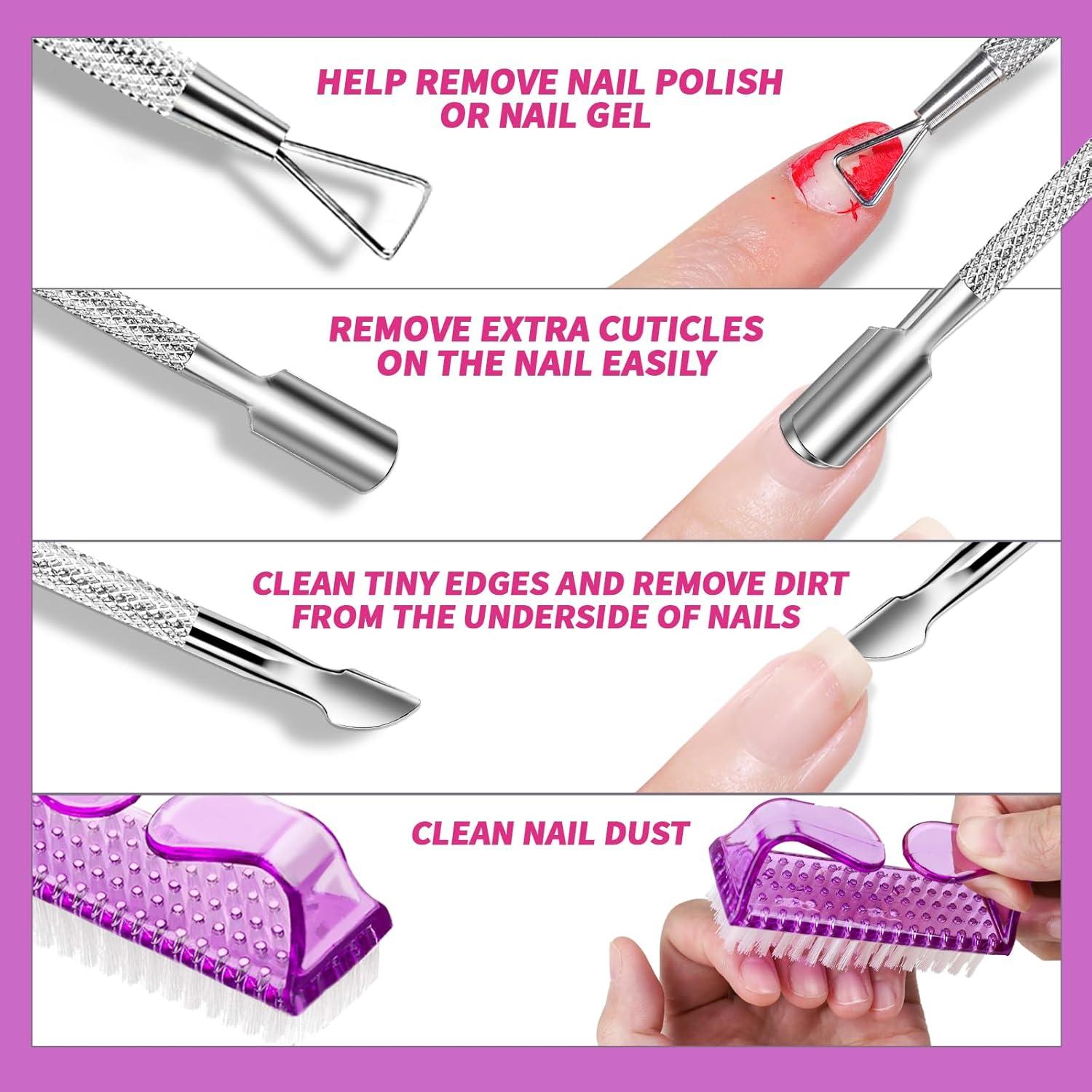 Nagellackentferner Set mit Clips, Pads & Nagelwerkzeugen