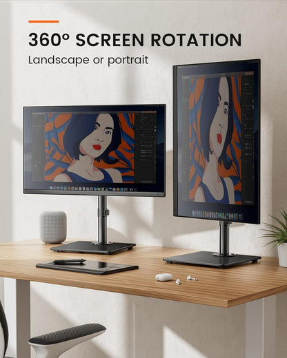 Monitor Halterung 13-32 Zoll Curved Bildschirm VESA 75/100 Neigung Schwenken