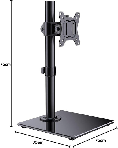Monitor Halterung 13-32 Zoll VESA 75/100 Neigung 45° Schwenken 45° Drehen