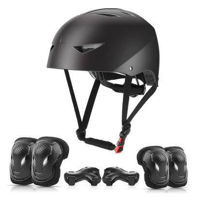 Kinder Skaterhelm Set mit Schutzausrüstung 54-58cm