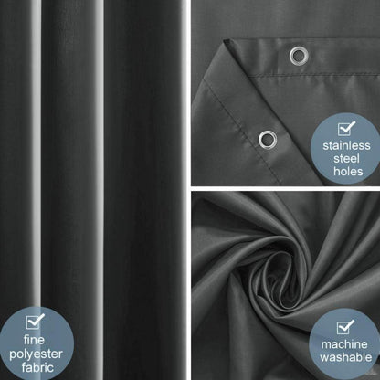 Duschvorhang Textil Polyester 120x180 Schimmelresistent