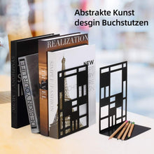 INNOPLUS Buchstützen Metall schwarz 3 Paar - Robuste