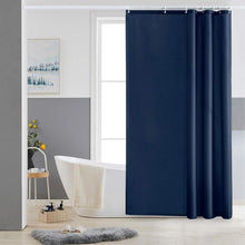 Duschvorhang Polyester Textil Schimmelresistent Dunkelblau 120x180