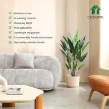 Künstlicher Lilienbaum 140cm Tropische Palme Kunstpflanze