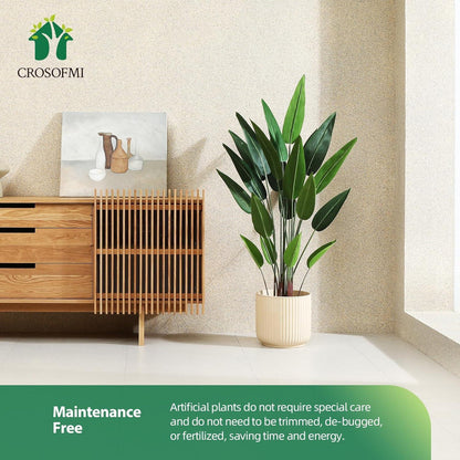Künstlicher Lilienbaum 140cm - Tropische Palme Indoor Outdoor Deko - CROSOFMI