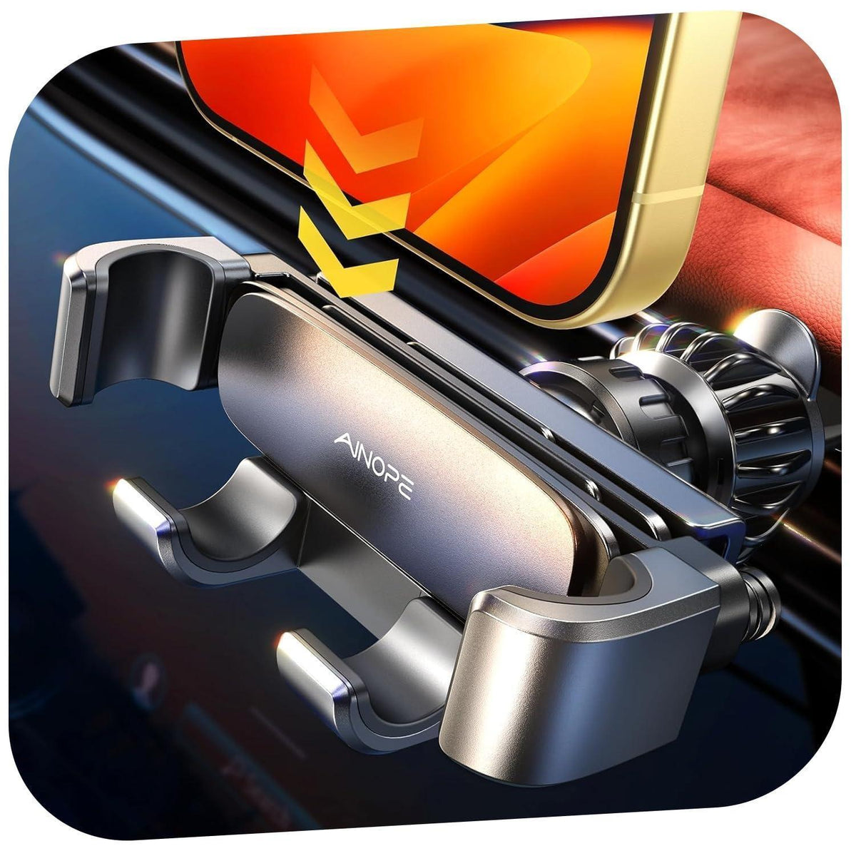 Auto Handyhalterung Schwerkraft – Einhandbedienung für iPhone & Android