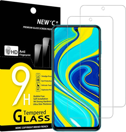 Panzer Schutz Glas Xiaomi Redmi Note 9S 9 Pro Max 9HGrad 2er-Pack