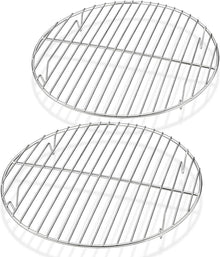 Auskühlgitter Edelstahl für Kuchen Backform 27cm - 2er Set