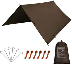 Zeltplane Tarp für Hängematte Outdoor Camping Sonnenschutz 3x3m