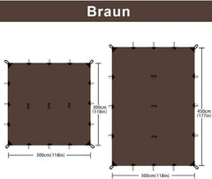 Zeltplane Tarp Hängematte Regenschutz Sonnensegel Camping