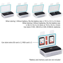 Batteriefach Halter Box für Kamerabatterien und SD-Karten