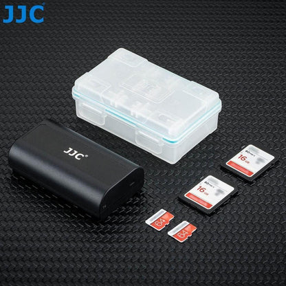 Batteriefach Halter Box für Kamerabatterien und SD-Karten