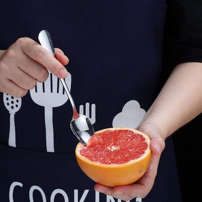 Grapefruitlöffel Set 5-teilig Edelstahl Titanbeschichtung