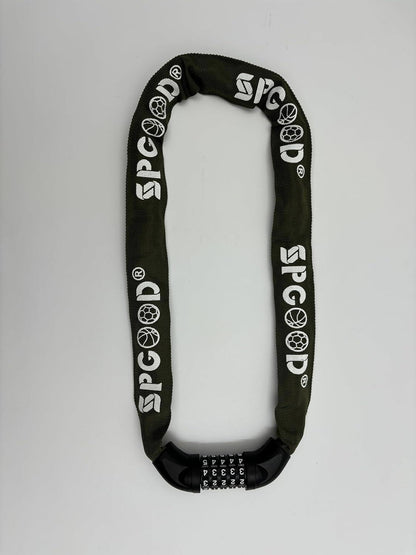 Fahrradschloss mit Zahlen-Code, hoher Sicherheit und gehärteten Stahlkettengliedern