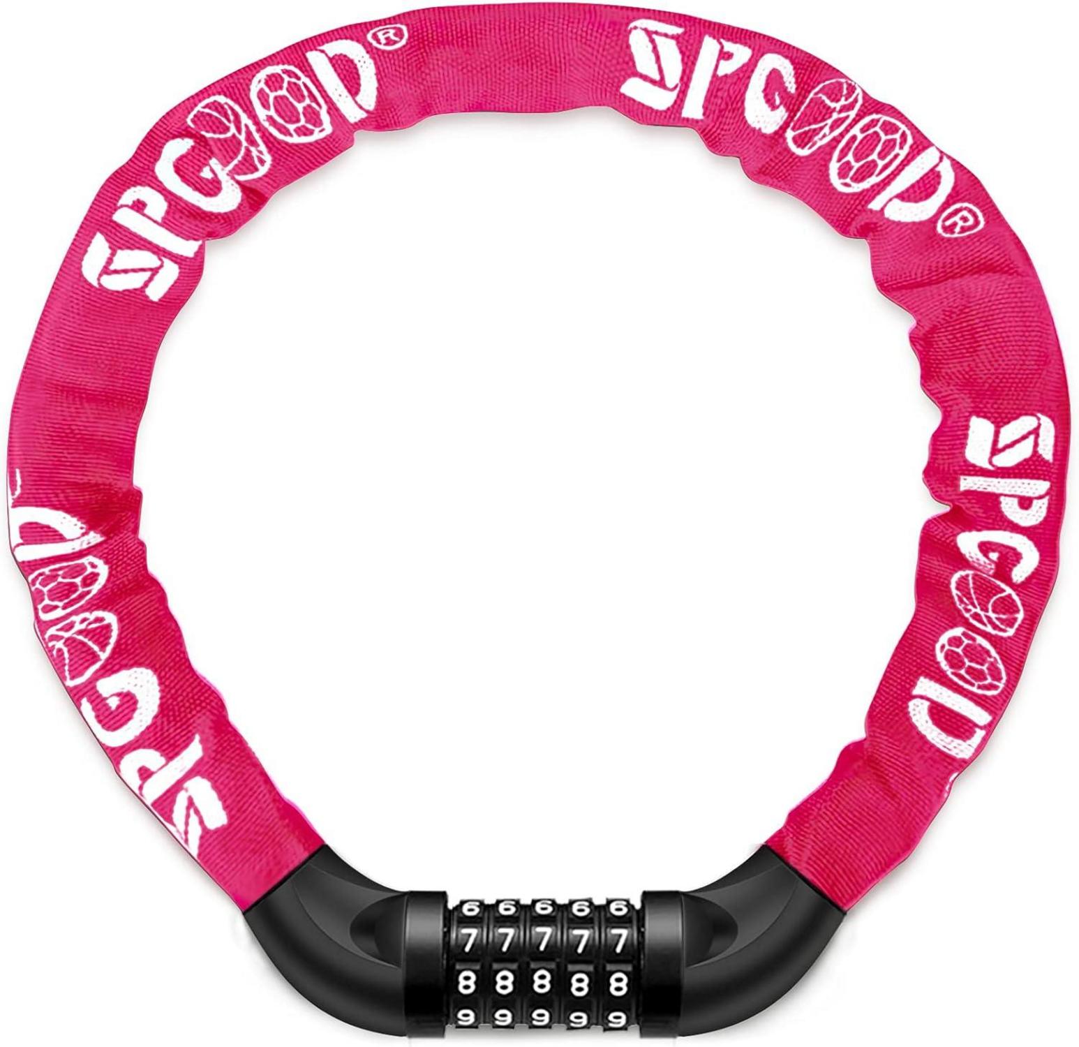 Fahrradschloss Zahlen Code Kombination Schloss Pink