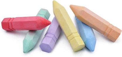 24-teiliges Jumbo-Kreideset für Bürgersteig-Spiele, Kunst im Freien