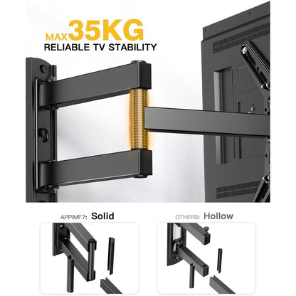 TV Wandhalterung Schwenkbar Neigbar 26-60 Zoll Fernseher