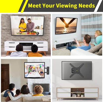 Schwenkbare TV Wandhalterung 26-60 Zoll LED LCD bis 35KG VESA 400x400mm