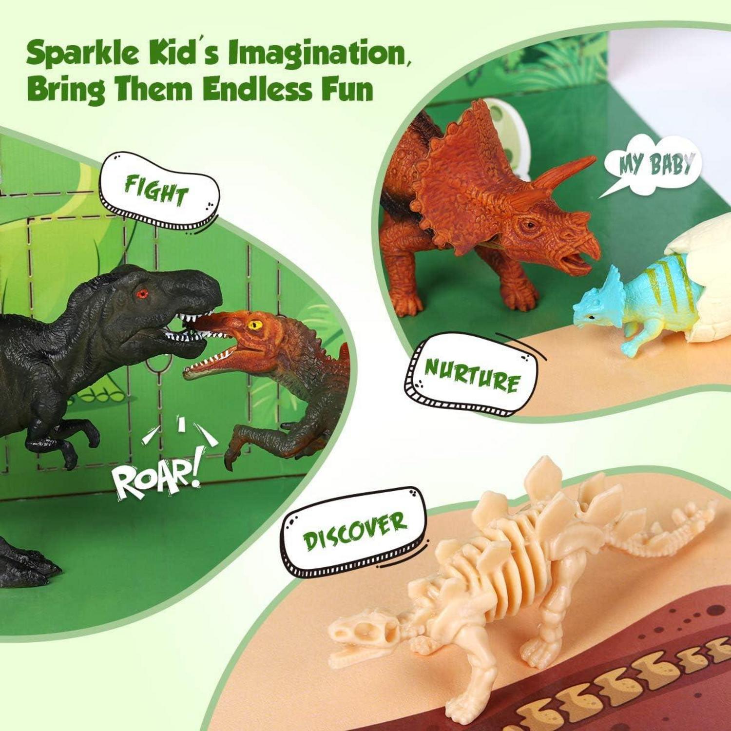 D-FantiX Dinosaurier Adventskalender für Kinder 24 Tage Weihnachten Spielzeug Jungen Mädchen