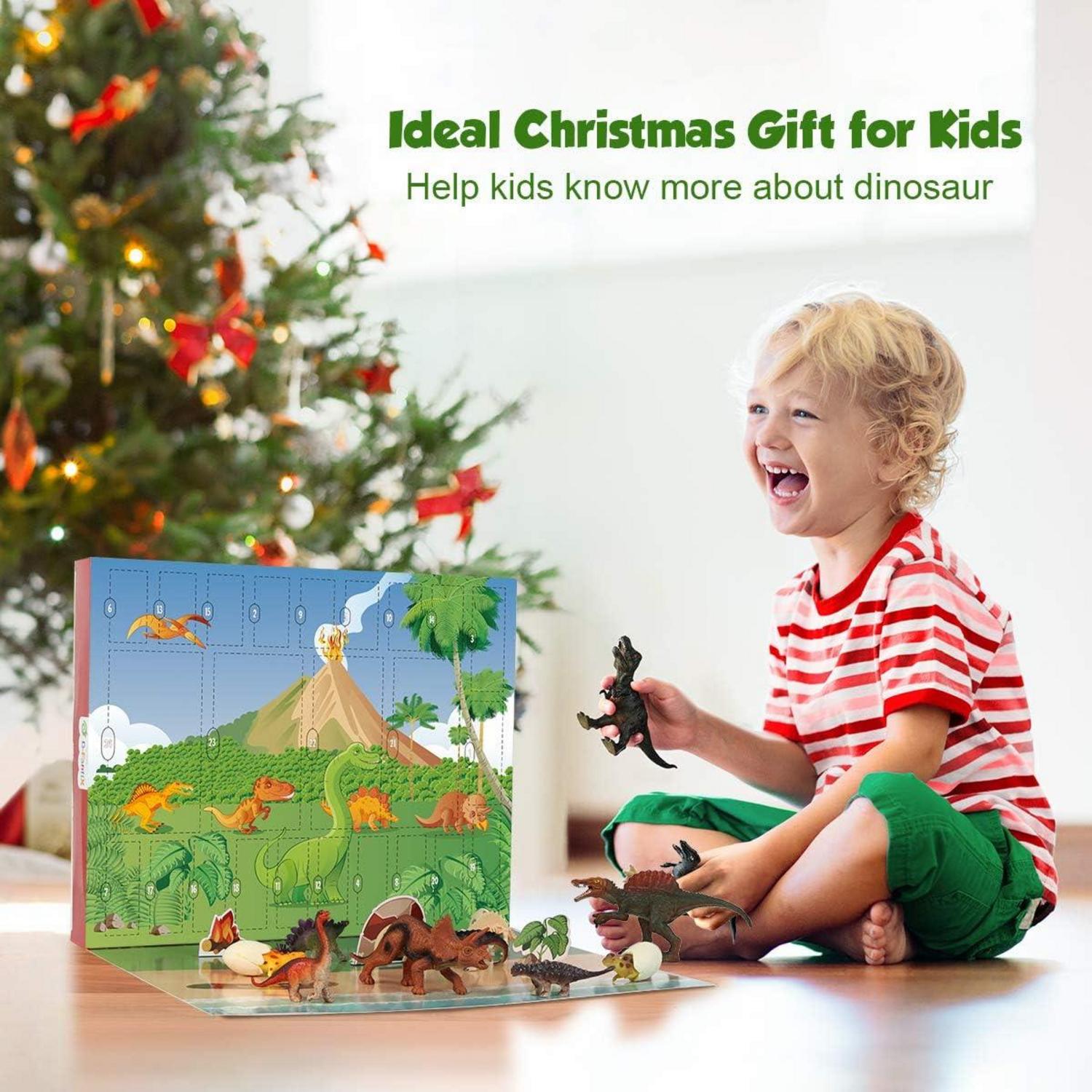 D-FantiX Dinosaurier Adventskalender für Kinder 24 Tage Weihnachten