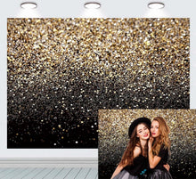 Gold Glitzer Pailletten Fotohintergrund Party Hochzeit Kinder