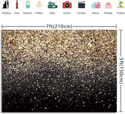Gold Glitzer Pailletten Fotohintergrund Party Hochzeit Kinder