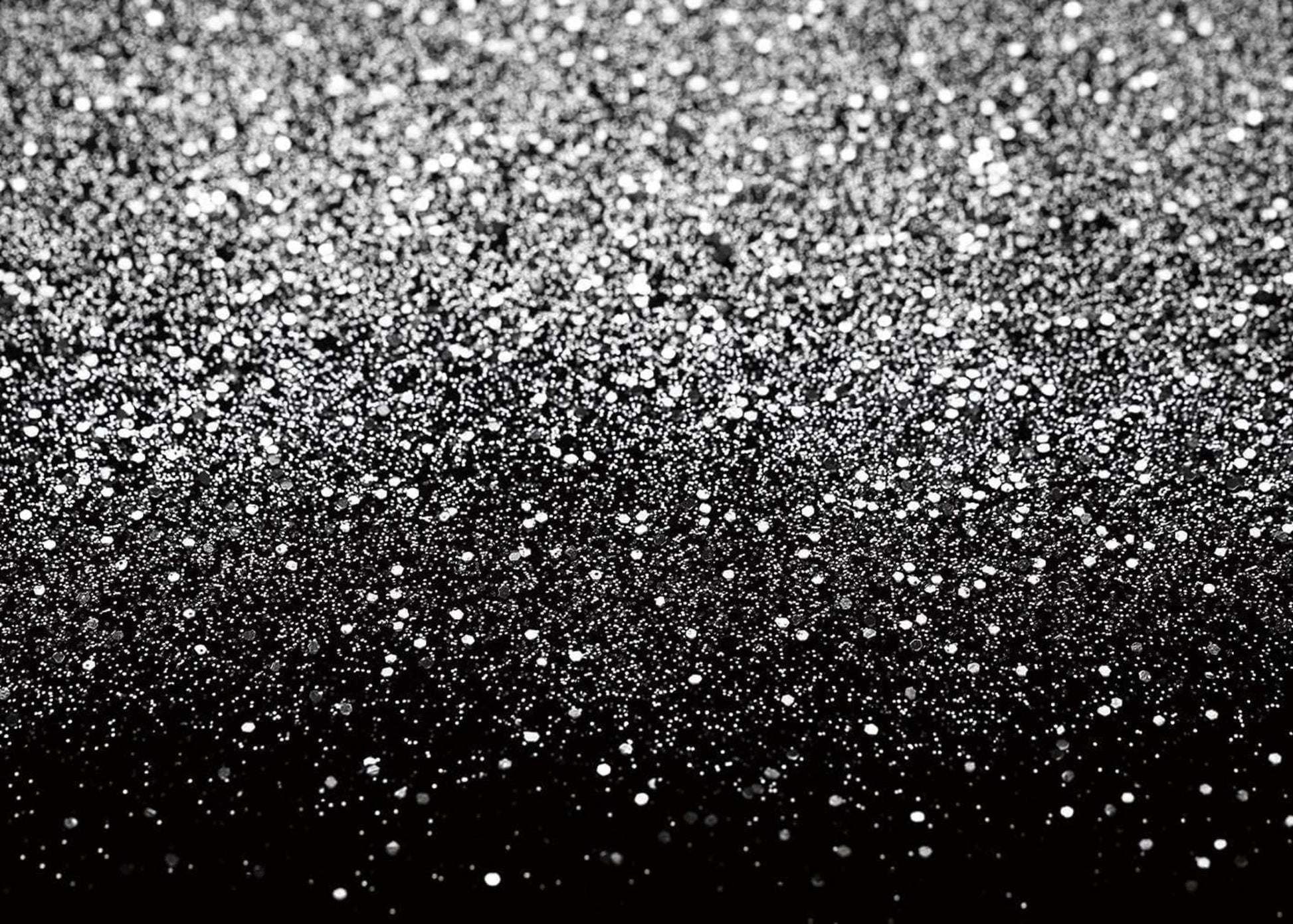 Glitzer Fotohintergrund Schwarz Silber 2,1x1,52m Party Hochzeit Kinder