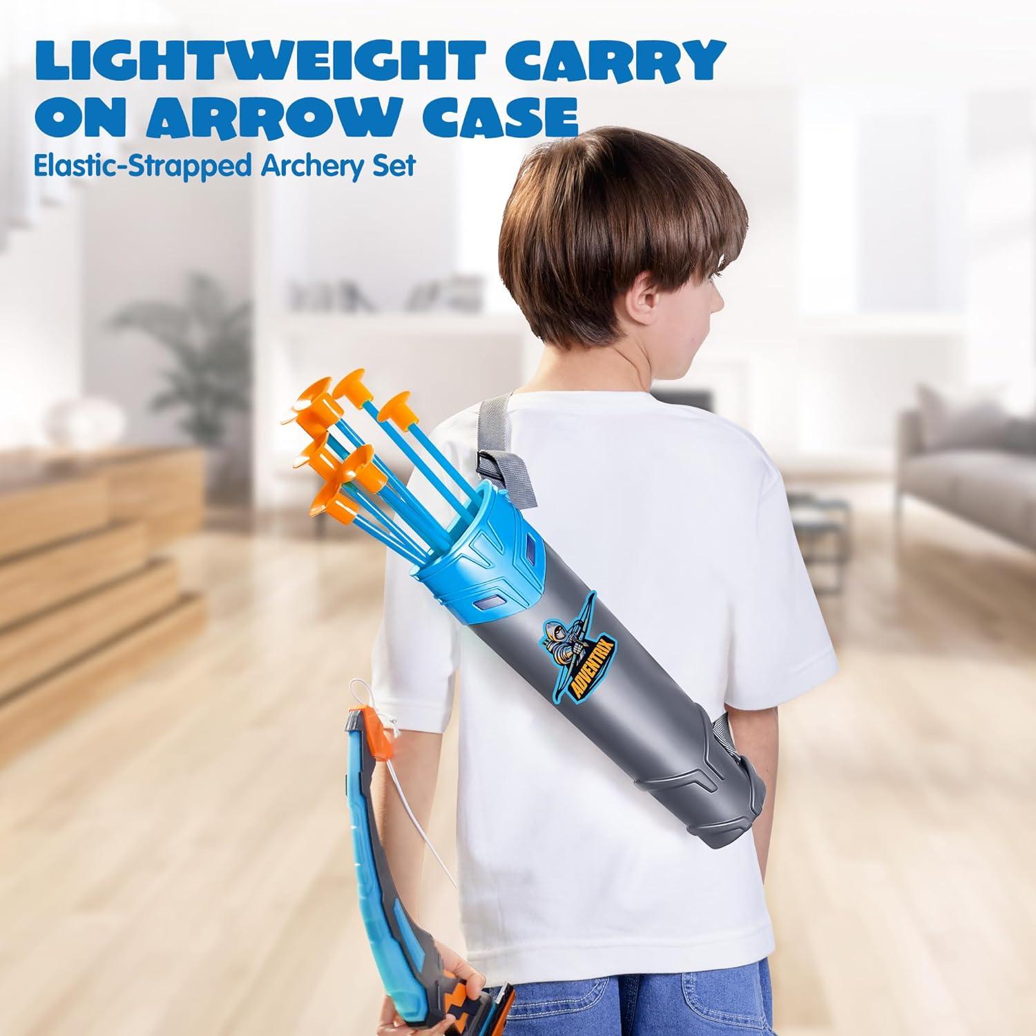 JOYIN LED Bogen und Pfeil Spielset für Kinder mit 9 Saugnäpfen