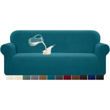 Stretch Sofabezug 4 Sitzer Blaugrün – Wasserdicht & Elastisch