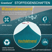Stretch Sofabezug 4 Sitzer Blaugrün – Wasserdicht & Elastisch