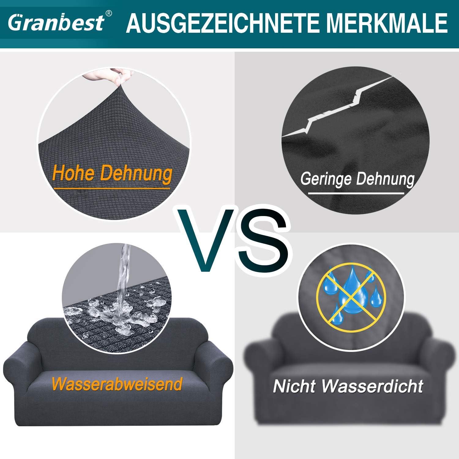 Granbest Stretch Sofabezug Wasserdicht Spandex Jacquard Couchbezug (3