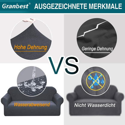 Granbest Stretch Sofabezug Wasserdicht Spandex Jacquard Couchbezug (3