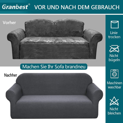 Stretch Wasserdicht Sofabezug Spandex Jacquard Elastische Couchbezug 3