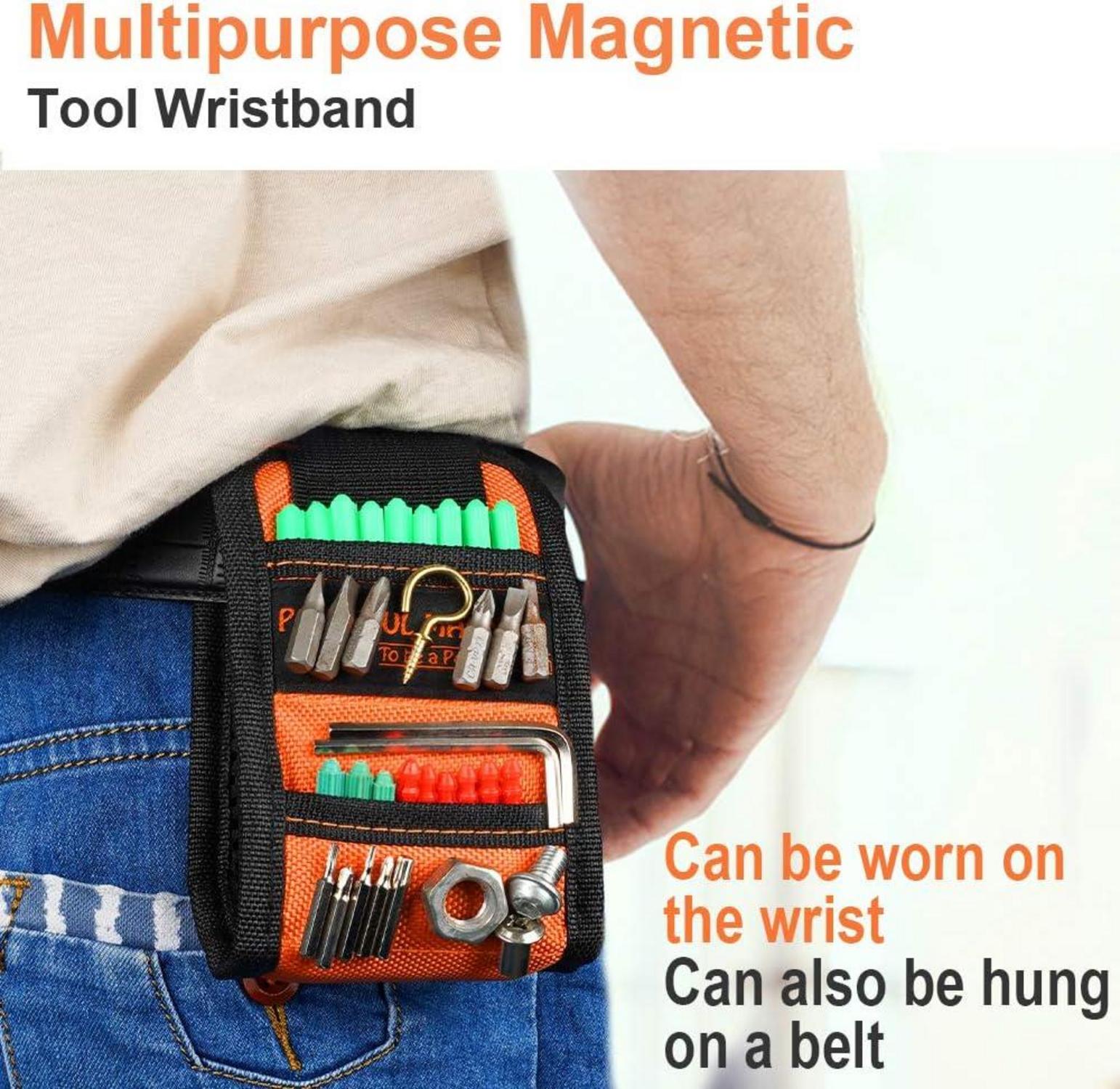 Magnetarmband Handwerker Geschenk Orange Magnet für Männer Gadgets Neu