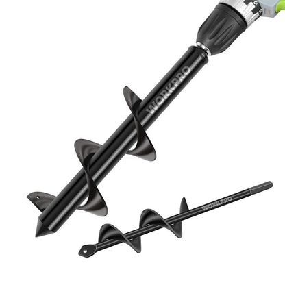 Gartenbohrer Erdbohrer Set 8x30cm 4x22cm WORKPRO