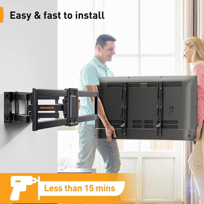 TV Wandhalterung 37-82 Zoll Schwenkbar Neigbar bis 60kg VESA 600x400mm