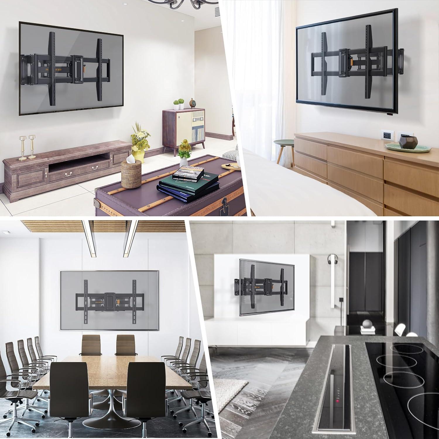 TV Wandhalterung für 37-82 Zoll bis 60kg, Schwenkbar