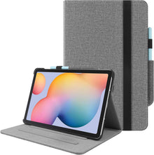 Schutzhülle Samsung Galaxy Tab S6 Lite 10.4 Zoll Leder Stand grau