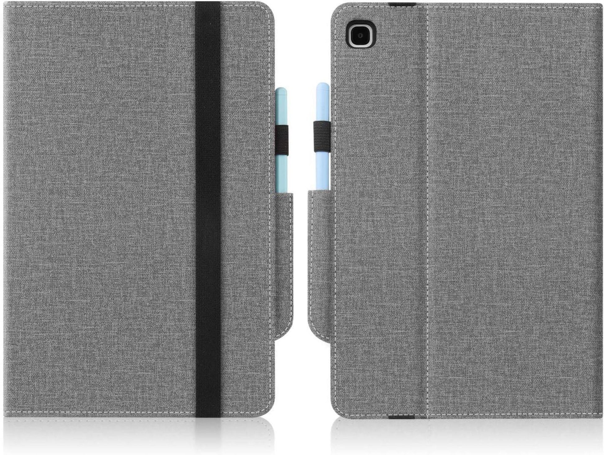 Hülle Tab S6 Lite 10.4 Zoll Samsung Galaxy Stand Leder Grau